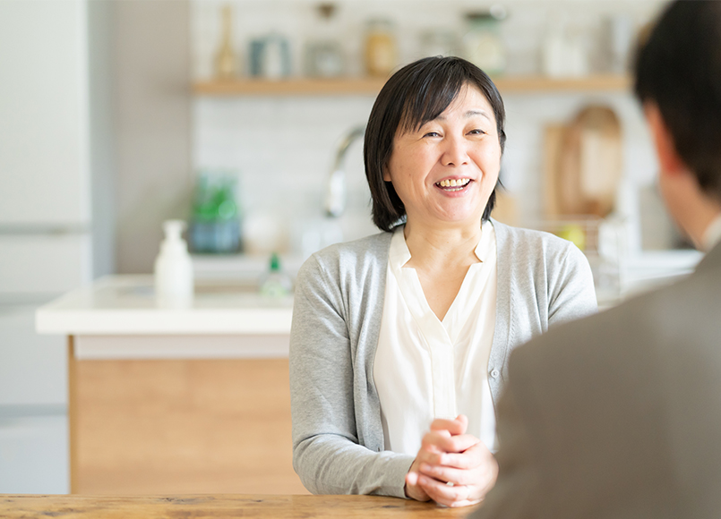 毎日の手渡しによる安否確認のイメージ